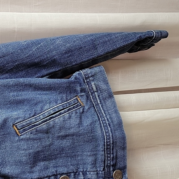 J. Crew Factory Short Denim Jacket Size M - Picture 4 of 8